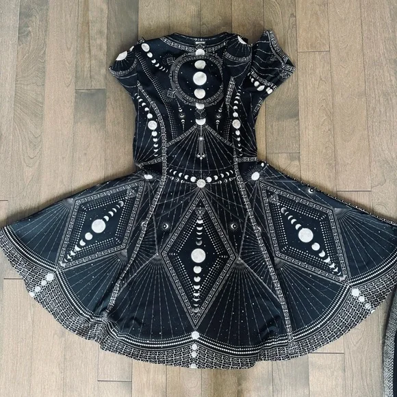 Blackmilk Moon Phases Evil Tee dress- Size S - Picture 4 of 5